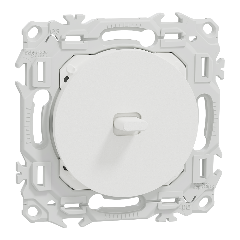 Odace va-et-vient ou pouss. levier blanc